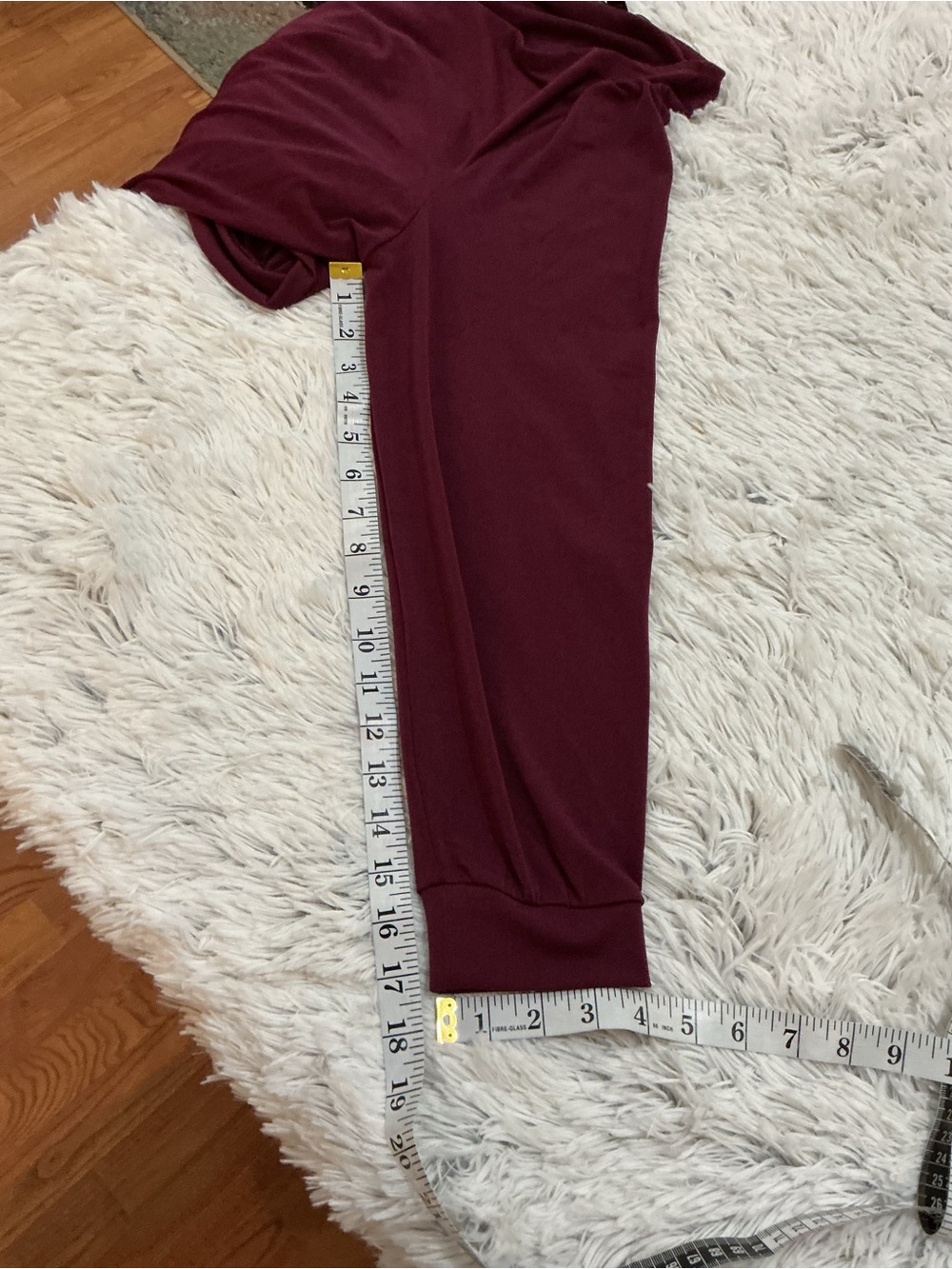 Banana Republic XL Burgundy Surplice Wrap Blouse Long Sleeve NWT - Picture 12 of 15